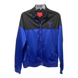 Guess Jeans Los Angeles Payce Track Jacket Blue Black Men's M